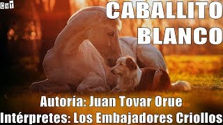 Los Embajadores Criollos  Caballito Blanco Letras [upl. by Acinorej311]