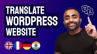 How to Translate your WordPress Website and Make it Multilingual  TranslatePress Tutorial [upl. by Karilla]