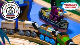 Thomas and Friends WOOD 2018 TABLE TRACK  Fun Toy Trains for Kids  Videos for Kids [upl. by Tertius195]