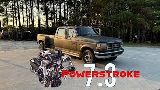 I Bought A 1995 73 Powerstroke With A Manual 5 Speed Transmission [upl. by Nrehtak]