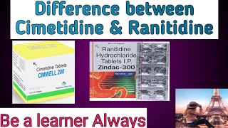 Difference between Cimetidine amp Ranitidine part 3 [upl. by Asirb]