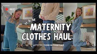 MATERNITY HAUL  HampM  2nd trimester [upl. by Dleifyar]