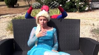 SPIDERMAN ET LA REINE DES NEIGES  MAINS DE HULK   SampE EP16 [upl. by Nanah193]