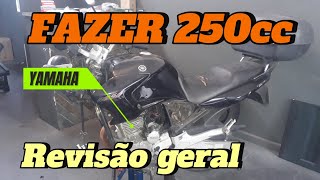 FAZER 250cc revisão geral Parte 01 [upl. by Rorie675]