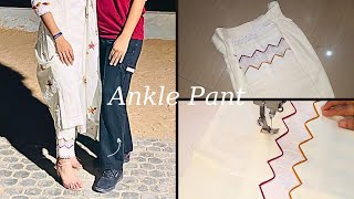 Trendy Ankle Pant Bottom Design  Easy Tutorial  Prima Dresses [upl. by Radford]