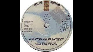 Warren Zevon Werewolves Of London Lyrics [upl. by Avehs]