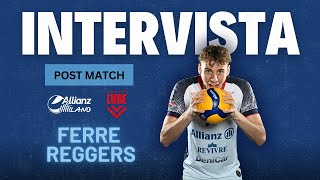 Intervista  Ferre Reggers post Milano  Lube Civitanova [upl. by Lissa]