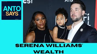 Serena Williams Shocking Wealth serenawilliams usopen celebrity [upl. by Annnora582]