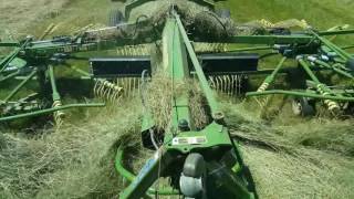 Krone Swadro TC760 Trimble Ez Pilot AutoSteer [upl. by Imorej]