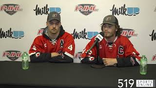 PJHL Final Four  Clarington Eagles News Conference  May 12th [upl. by Ayekahs]