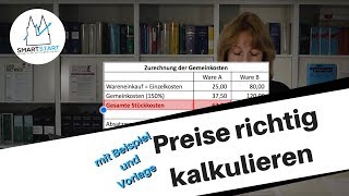 Die Kosten und Preiskalkulation  Mit einfacher Kostenkalkulation Preise flexibel gestalten [upl. by Oralia]