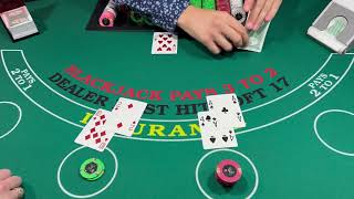 BLACKJACK 2000 BUY IN 2 PLAYER SESSION [upl. by Eyanaj]