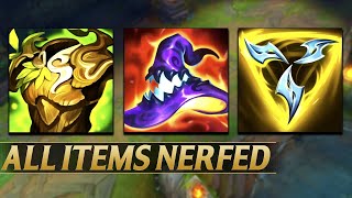 RIOT JUST NERFED ALL LEGENDARY ITEMS  League of Legends [upl. by Leelah]