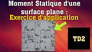 Moment Statique 2 Exercice TD2  Comment calculer le moment statique  indiamaroo movies [upl. by Kerat]