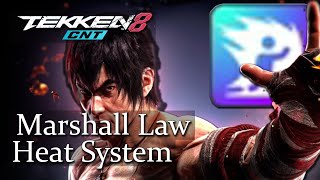 Marshall Law Heat Engager Burst and Smash  Tekken 8 [upl. by Remled223]