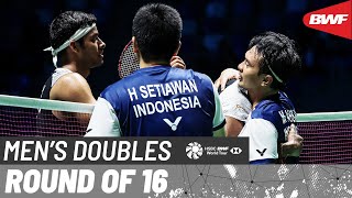 YONEX French Open 2023  RankireddyShetty IND 3 vs AhsanSetiawan INA  R16 [upl. by Nilak226]