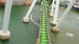 HULK Roller Coaster Front Row POV [upl. by Glenine]