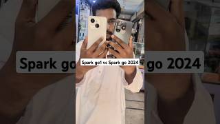 Tecno Spark go 1 vs tecno spark go 2024 camera comparison which is the best camera phone ytshorts [upl. by Gnart]