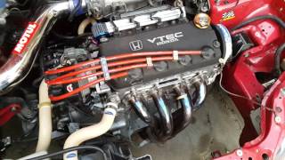 Honda civic eg with jdm d15b vtec stock all motor [upl. by Ennayram]