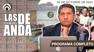 En Vivo  Las Primeras de Anda  Lunes 28 de Octubre 2024 [upl. by Zoarah558]