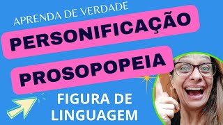 O que é Personificação  Prosopopeia  Metáfora  Exercícios  Aula de português [upl. by Nannahs358]