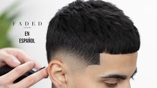 COMO HACER UN CORTE LOW FADE DESVANECIDO BAJO CON TEXTURA TUTORIAL DE BARBERO [upl. by Cresa497]