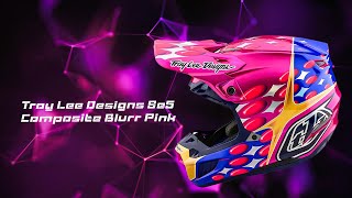 Troy Lee Designs Se5 Composite Blurr Pink [upl. by Amilas]