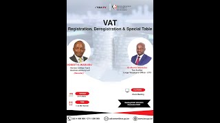 VAT  Registration Deregistration Special Table [upl. by Nyleuqcaj]