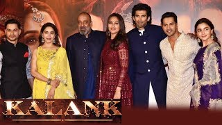 KALANK TRAILER LAUNCH  Varun Dhawan Alia Bhatt Sanjay Dutt Madhuri Dixit [upl. by Ijies]