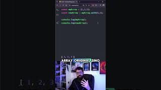 🤔Te muestro el método Array with de Javascript en un minuto  programacionenespañol [upl. by Kyrstin]