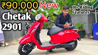 Chetak 2901 Budget Electric Scooter 2024 On Road Price  Riding Range Features [upl. by Tnomed]