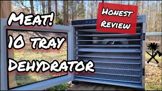 Honest Review Meat 10 Tray Dehydrator [upl. by Diandre167]