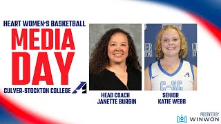 Culver Stockton College Heart Womens Basketball Media Day [upl. by Gonroff162]