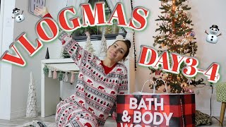 VLOGMAS DAY 34 CANDLE SALE 5 MINUTE MAKEUP amp CHRISTMAS PJS [upl. by Worthington]