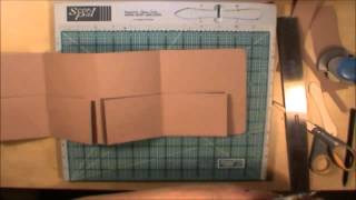 File Folder Mini Scrapbook Album Tutorial Style 2 [upl. by Ansley383]