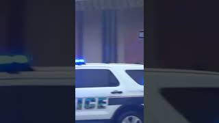 Dumpster carried through Asheville NC streets by Hurricane Helene flooding [upl. by Nylorac]