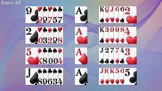 How to Play Beleaguered Castle Solitaire [upl. by Chasse71]