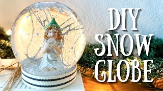 DIY Snow Globe  How to Make a Snow Globe [upl. by Aitnyc807]