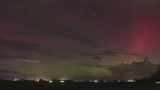 Beelden Noorderlicht in Nederland [upl. by Heathcote]