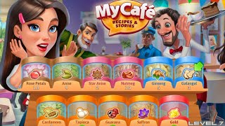 My Cafe Restaurant Gameplay Level 7 [upl. by Timothee74]