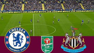 Chelsea vs Newcastle United 2324 Full Match  Video Game Simulation PES 2021 [upl. by Yraht]