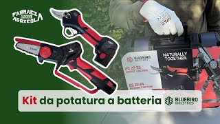 Kit da potatura PS 22 23 e CS 22 04 recensione e prova delle forbici e potatore BlueBird [upl. by Galanti]