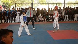 IRAQ vs INDIA junior 45kg fight  viral taekwondo public tkd youtubeshorts highlights [upl. by Aleekahs]