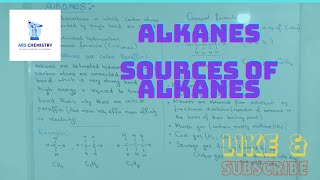 Alkanes  Sources of alkanes  10th class  Ch12 [upl. by Cherey]