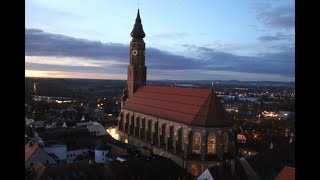 🔔STRAUBINGD 🔔Palmsonntageinläuten der Basilika Minor und Stadtpfarrkirche St Jakob [upl. by Olnton]