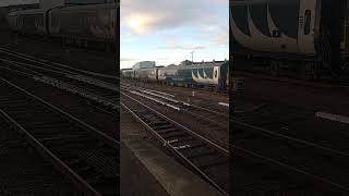 Caledonian sleeper 73967 on an ECS at Aberdeen station shorts train sleepertrain subscribe [upl. by Noy]