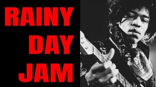 Rainy Day Jam Jimi Hendrix Style Guitar Backing Track D Minor [upl. by Eenolem300]