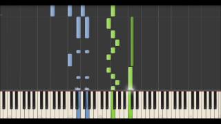 Yann Tiersen LHorloge Synthesia Tutorial [upl. by Lenore]