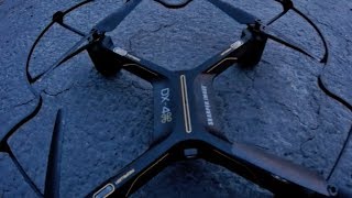 Sharper Image DX4 Streaming Drone 1st Flight Slight RANGE TEST REVIEW [upl. by Os]