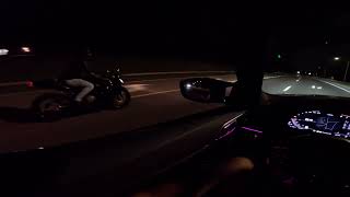 1000cc Bike vs 600hp M4 [upl. by Irakab]